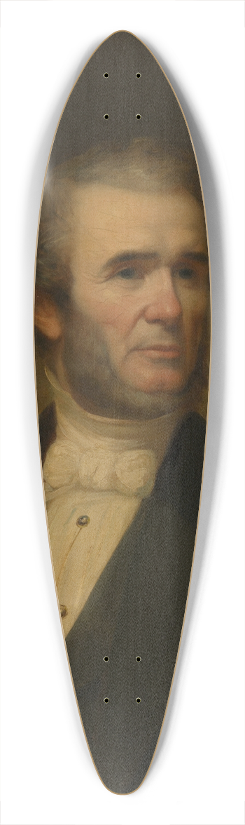 Nathaniel Jocelyn - Augustus Russell Street 39.3 inch art pintail longboard deck