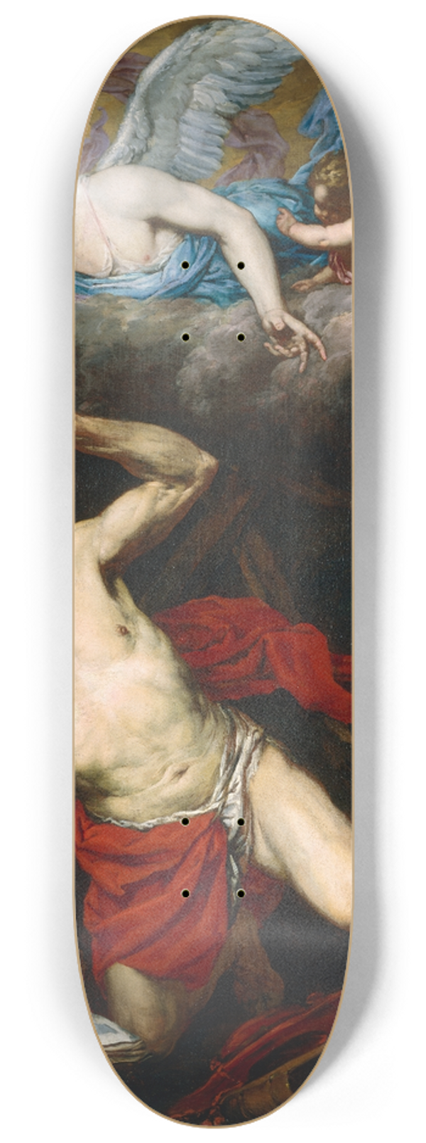 Giovanni Battista Langetti - The Vision of Saint Jerome 8.25 inch art skate deck