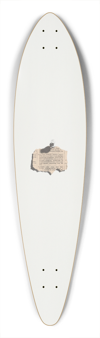 Neumeier Design Team - Call for entries 39.3 inch art pintail longboard deck