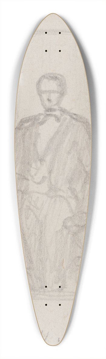 Nicaise De Keyser - Baron Jean Osy 39.3 inch art pintail longboard deck