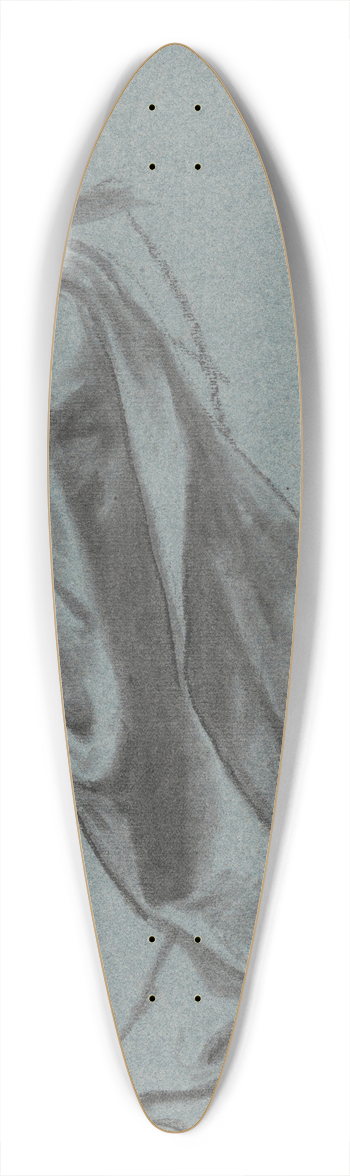 Nicaise De Keyser - Draped Fabric 39.3 inch art pintail longboard deck