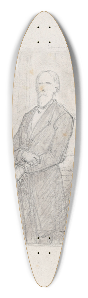 Nicaise De Keyser - Lord Nashminth 39.3 inch art pintail longboard deck