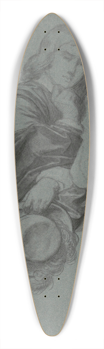 Nicaise De Keyser - The Painter Gaspar de Witte 39.3 inch art pintail longboard deck