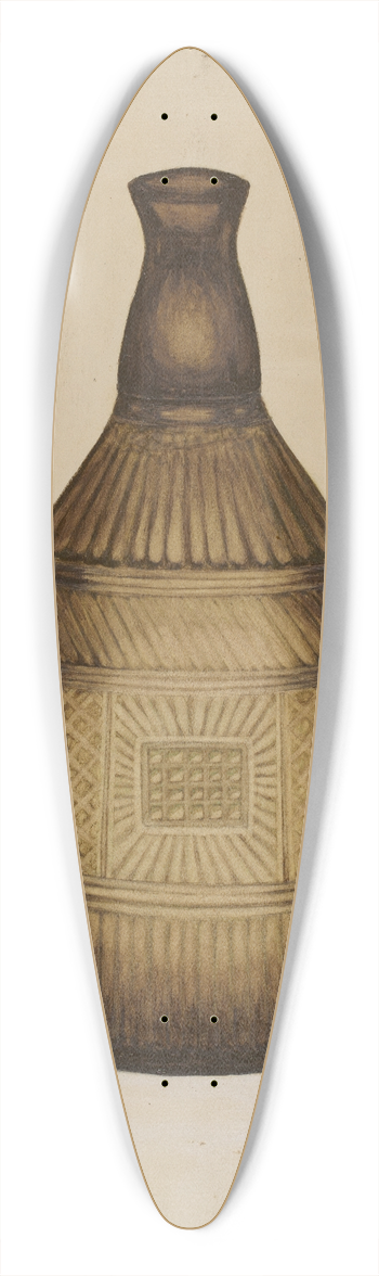 Nicholas Amantea - Decanter 39.3 inch art pintail longboard deck