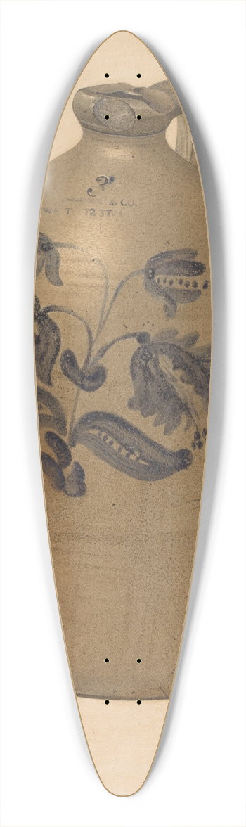 Nicholas Amantea - Jug 39.3 inch art pintail longboard deck
