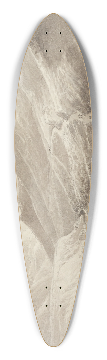 Nicholas Chevalier - Weka Pass 39.3 inch art pintail longboard deck