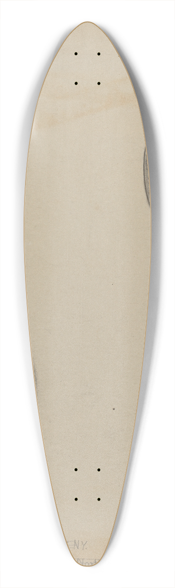 Nicholas Zupa - Silver Spoon 39.3 inch art pintail longboard deck