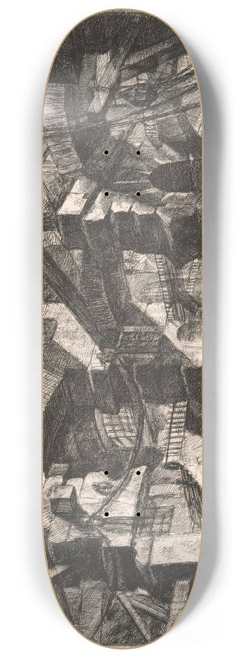 Giovanni Battista Piranesi - The Gothic Arch 8.25 inch art skate deck