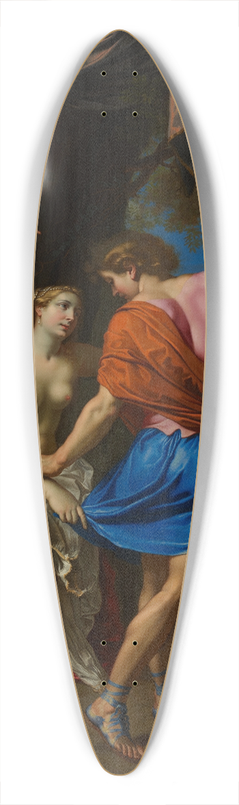 Nicolas Mignard - Venus and Adonis 39.3 inch art pintail longboard deck