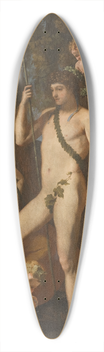 Nicolas Poussin - Bacchus-Apollo 39.3 inch art pintail longboard deck