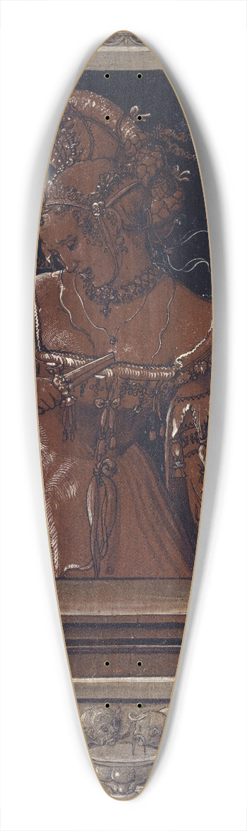 Niklaus Manuel - Lucretia 39.3 inch art pintail longboard deck
