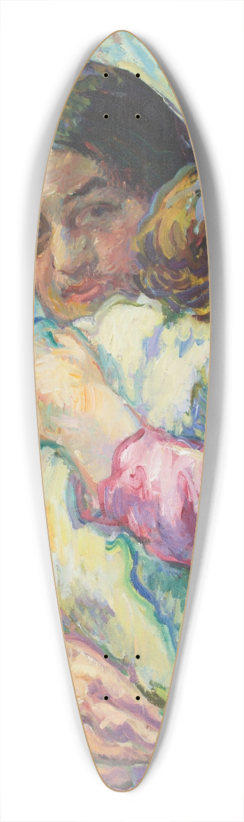 Nikolai Alexandrovich Tarkhov - Maternit 39.3 inch art pintail longboard deck