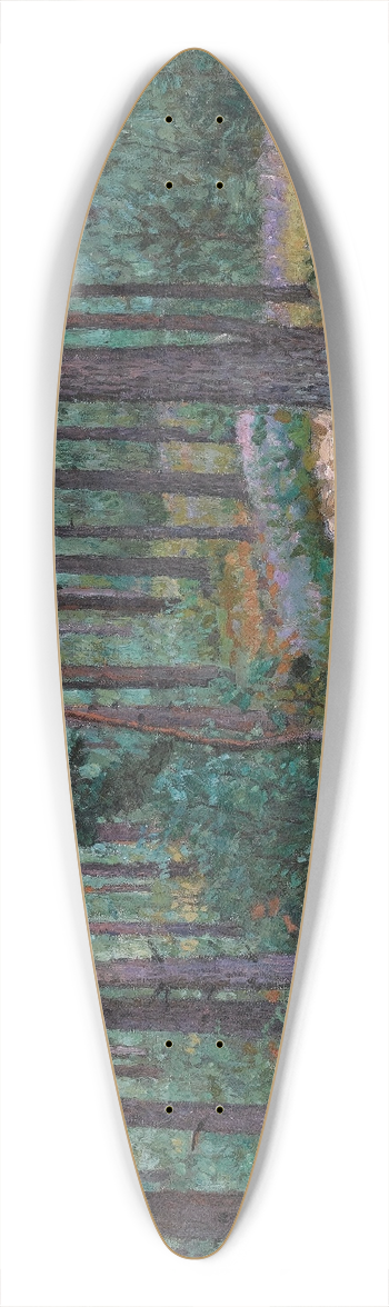 Nikolai Bogdanov-Belsky - Forest Glade 39.3 inch art pintail longboard deck
