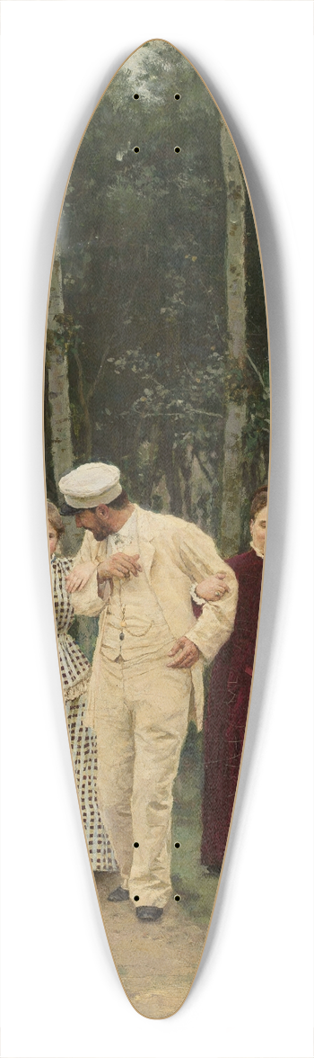 Nikolai Dmitrievich Kuznetsov - Courtship 39.3 inch art pintail longboard deck