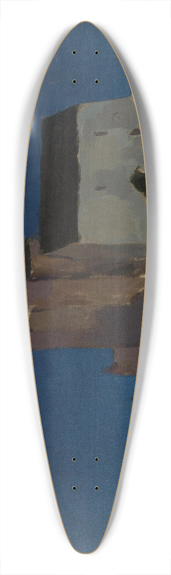 Nikolai Triik - ine maastik 39.3 inch art pintail longboard deck