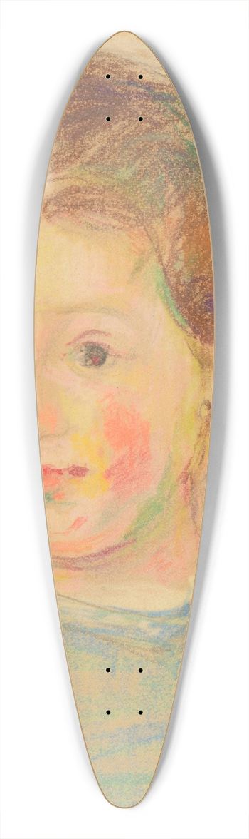 Nikolai Triik - Lapse pea 39.3 inch art pintail longboard deck