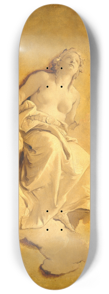 Giovanni Battista Tiepolo - A Female Allegorical Figure 8.25 inch art skate deck