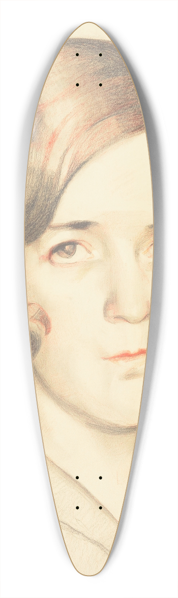 Nikolai Triik - Pr. L. Orase portree 39.3 inch art pintail longboard deck