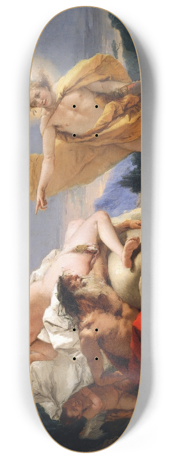 Giovanni Battista Tiepolo - Apollo Pursuing Daphne 8.25 inch art skate deck