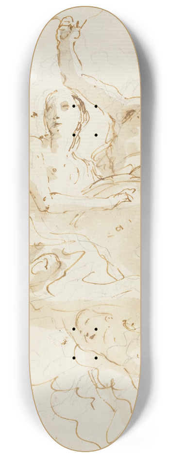 Giovanni Battista Tiepolo - Bacchus and Ariadne 8.25 inch art skate deck