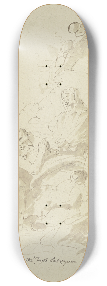 Giovanni Battista Tiepolo - Der Tod des Heiligen Joseph 8.25 inch art skate deck