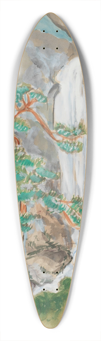 Nils Dardel - Uppvaktning (Sjmansgosse, Hildesborg) 39.3 inch art pintail longboard deck
