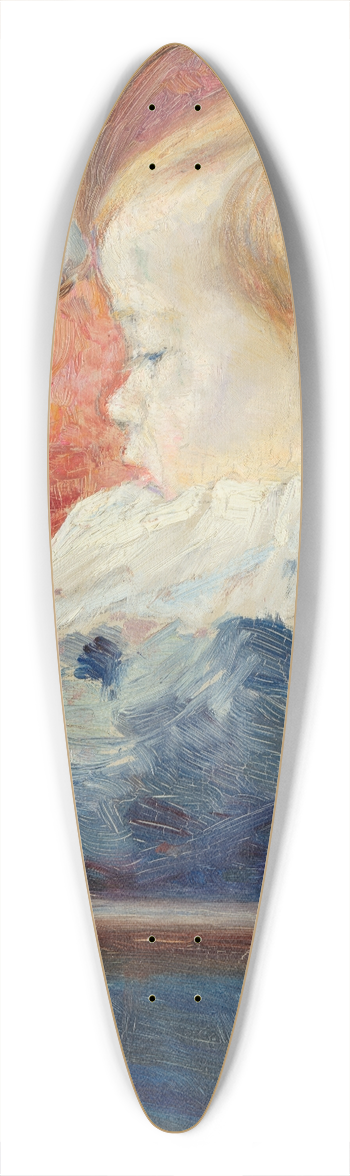 Nils Kreuger - The Artists Daughter 39.3 inch art pintail longboard deck