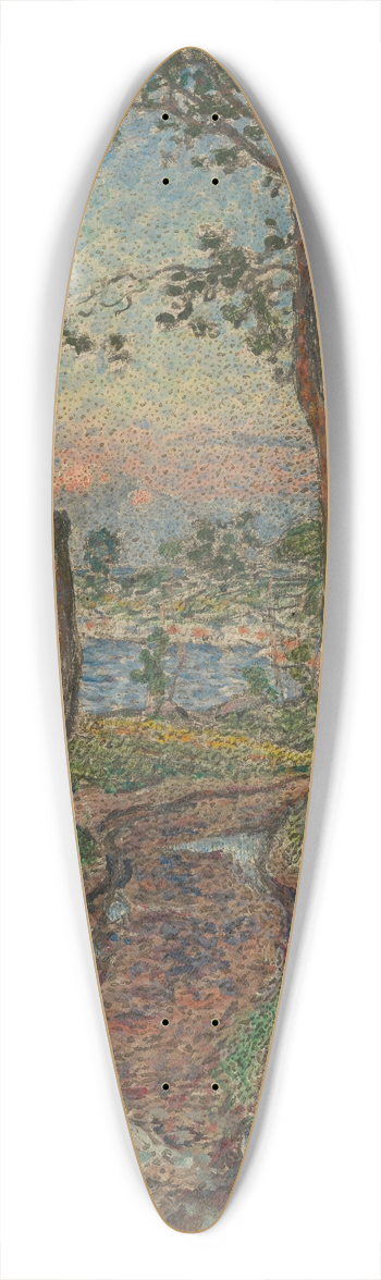 Nils Kreuger - The Road 39.3 inch art pintail longboard deck
