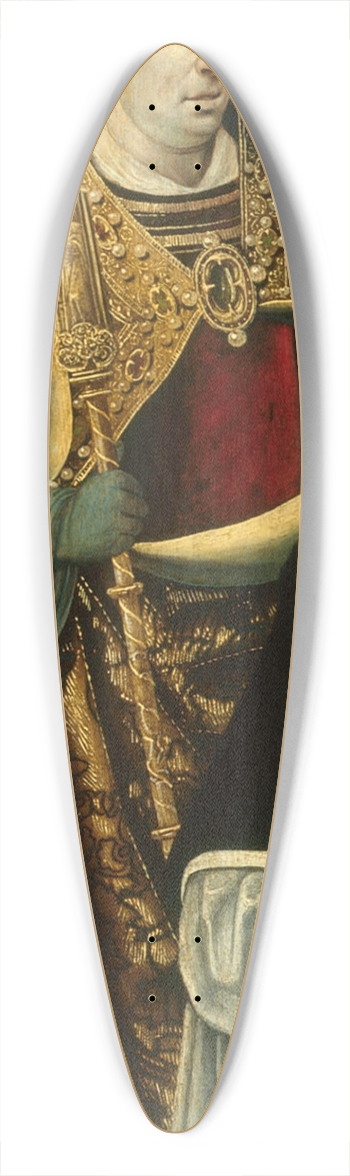 North Netherlandish School - Saint Augustine and an Augustinian Canoness 39.3 inch art pintail longboard deck