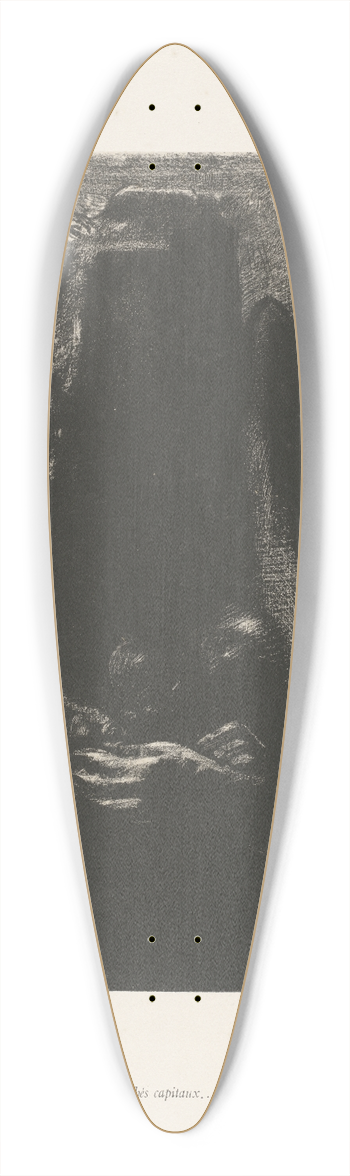 Odilon Redon - Cest le Diable 39.3 inch art pintail longboard deck