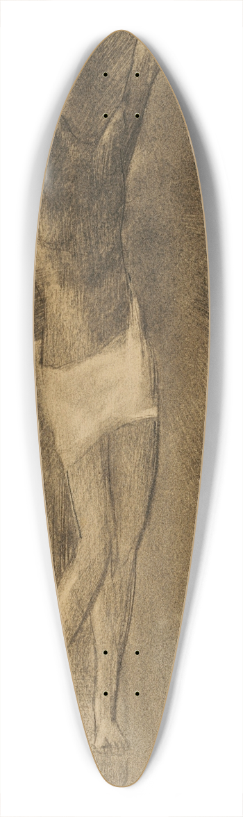 Odilon Redon - Crucifixion 39.3 inch art pintail longboard deck