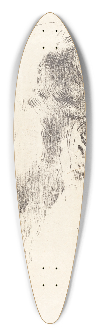 Odilon Redon - Edouard Vuillard 39.3 inch art pintail longboard deck