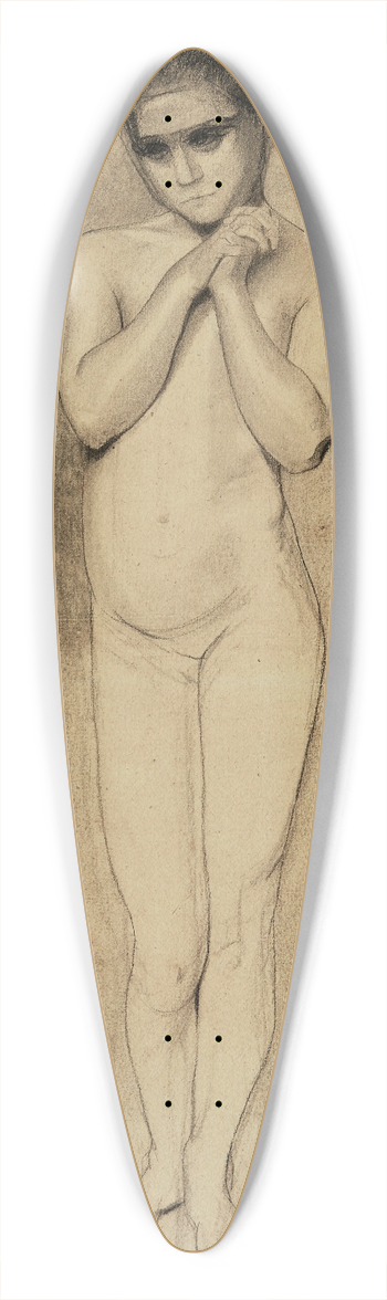 Odilon Redon - Enfant nu 39.3 inch art pintail longboard deck