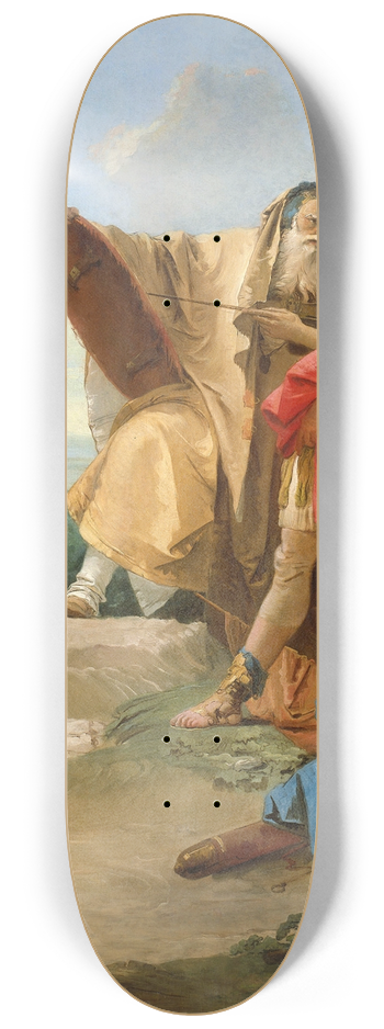 Giovanni Battista Tiepolo - Rinaldo and The Magus of Ascalon 8.25 inch art skate deck
