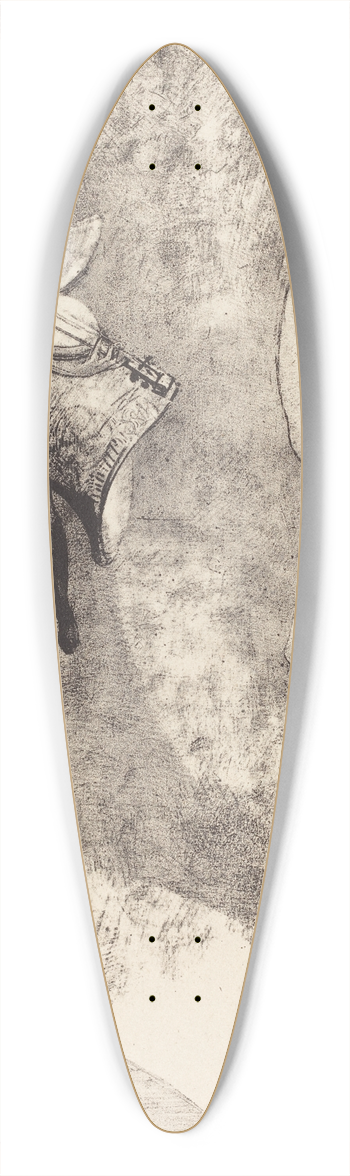 Odilon Redon - LArt Celeste (The Celestial Art) 39.3 inch art pintail longboard deck