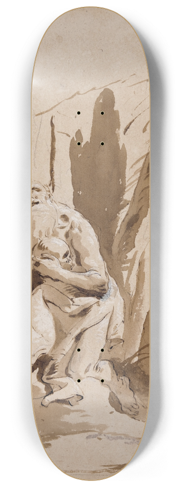 Giovanni Battista Tiepolo - St. Jerome 8.25 inch art skate deck