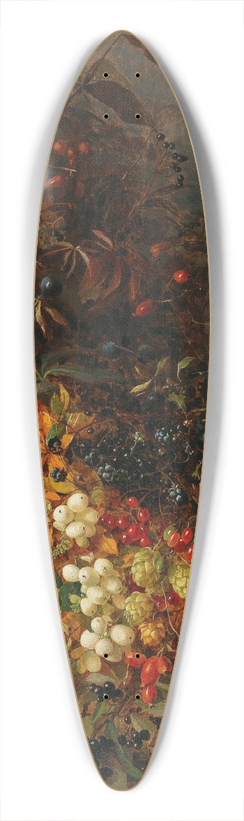 Olga Wisinger-Florian - October 39.3 inch art pintail longboard deck