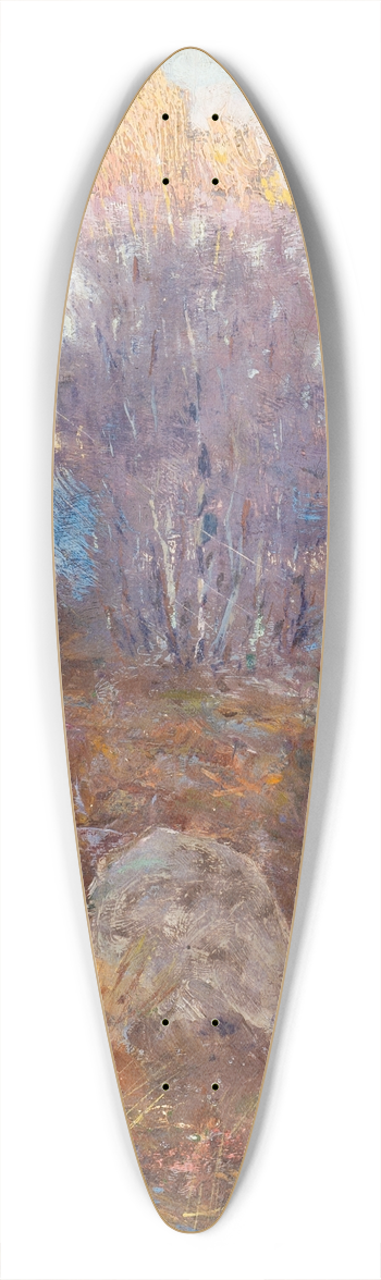 Olof Sager-Nelson - Landscape 39.3 inch art pintail longboard deck