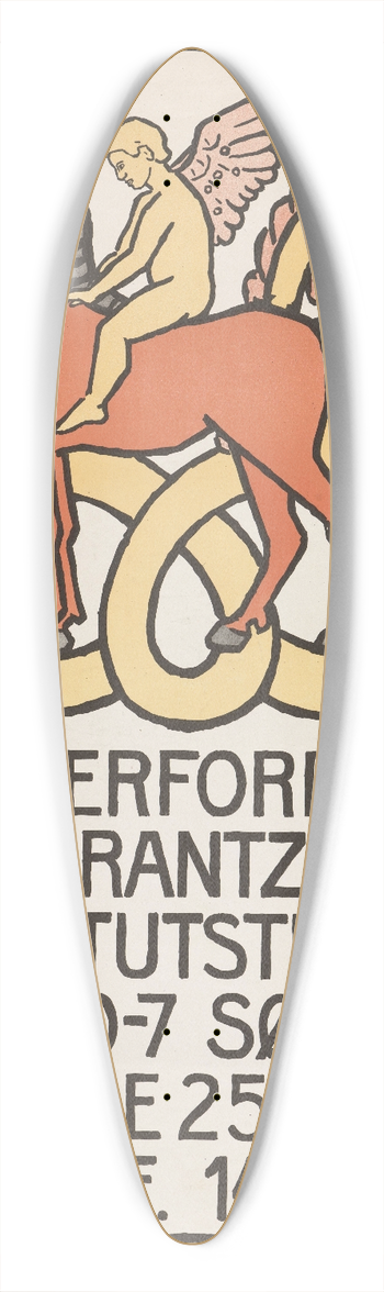 Oluf Wold-Torne - Kunstnerforbundet 39.3 inch art pintail longboard deck