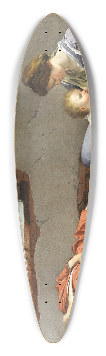 Orazio Gentileschi - Rest On The Flight Into Egypt 39.3 inch art pintail longboard deck