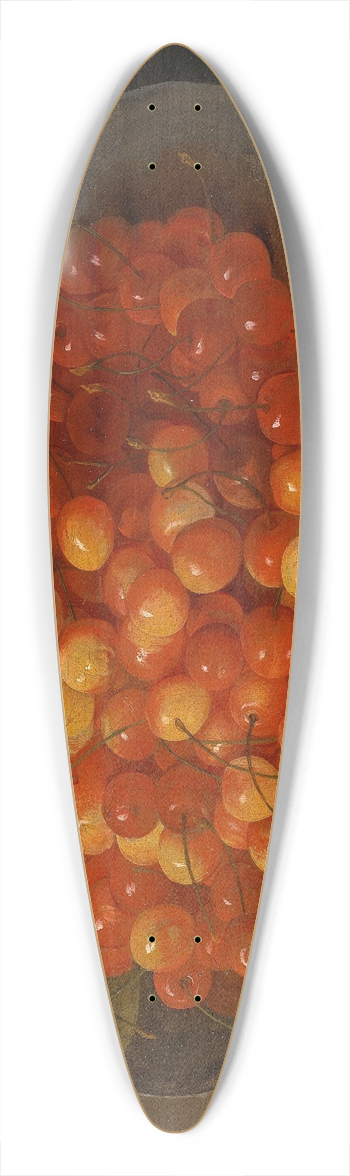 Osias Beert the Elder - Still Life with Cherries 39.3 inch art pintail longboard deck