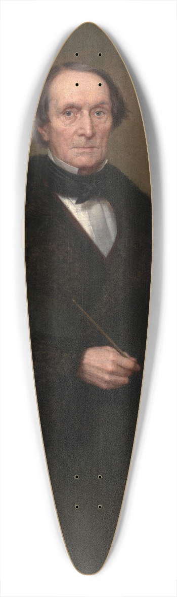 Oskar Begas - The Painter Peter von Cornelius 39.3 inch art pintail longboard deck