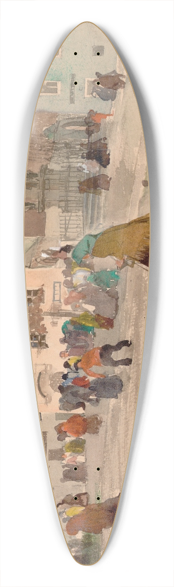 Oskar Laske - Drosendorf 39.3 inch art pintail longboard deck