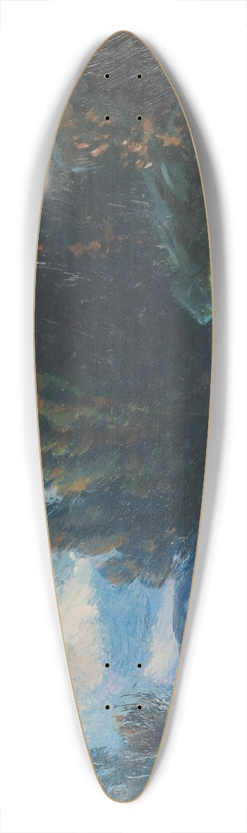Oskar Mulley - Einsamer Weg 39.3 inch art pintail longboard deck