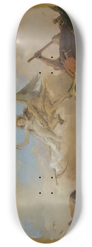 Giovanni Battista Tiepolo - Time Discovering Truth 8.25 inch art skate deck