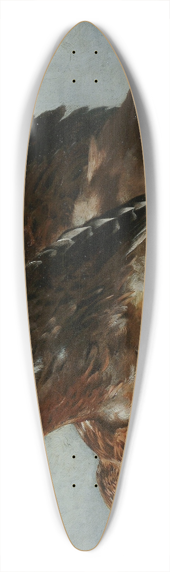 Otto Bache - Musvge I Flugt 39.3 inch art pintail longboard deck