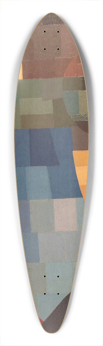 Otto Freundlich - Komposition 39.3 inch art pintail longboard deck