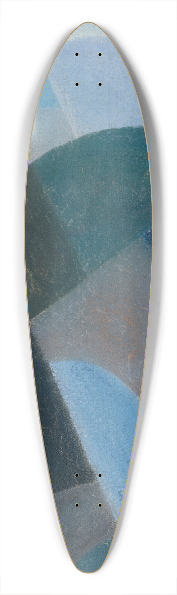 Otto Freundlich - Sans titre 39.3 inch art pintail longboard deck