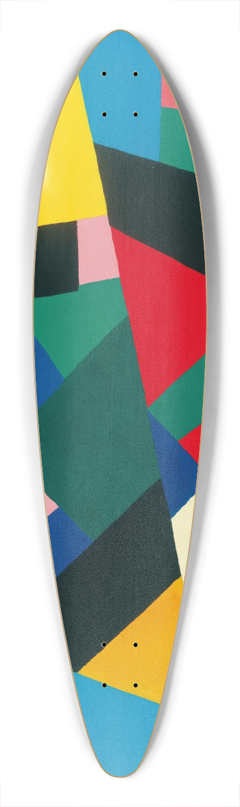 Otto Freundlich - Sans Titre 39.3 inch art pintail longboard deck