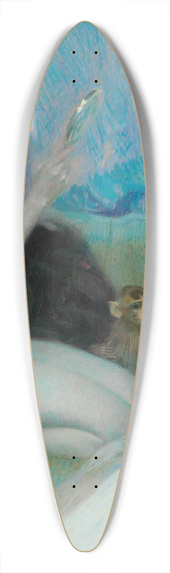 Otto Friedrich - Eitelkeit 39.3 inch art pintail longboard deck
